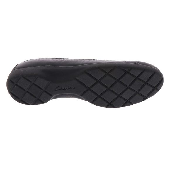 NWT Clarks Women's Meadow Opal Ballet Flat, Black Leather, 6.5 - Picture 5 of 7